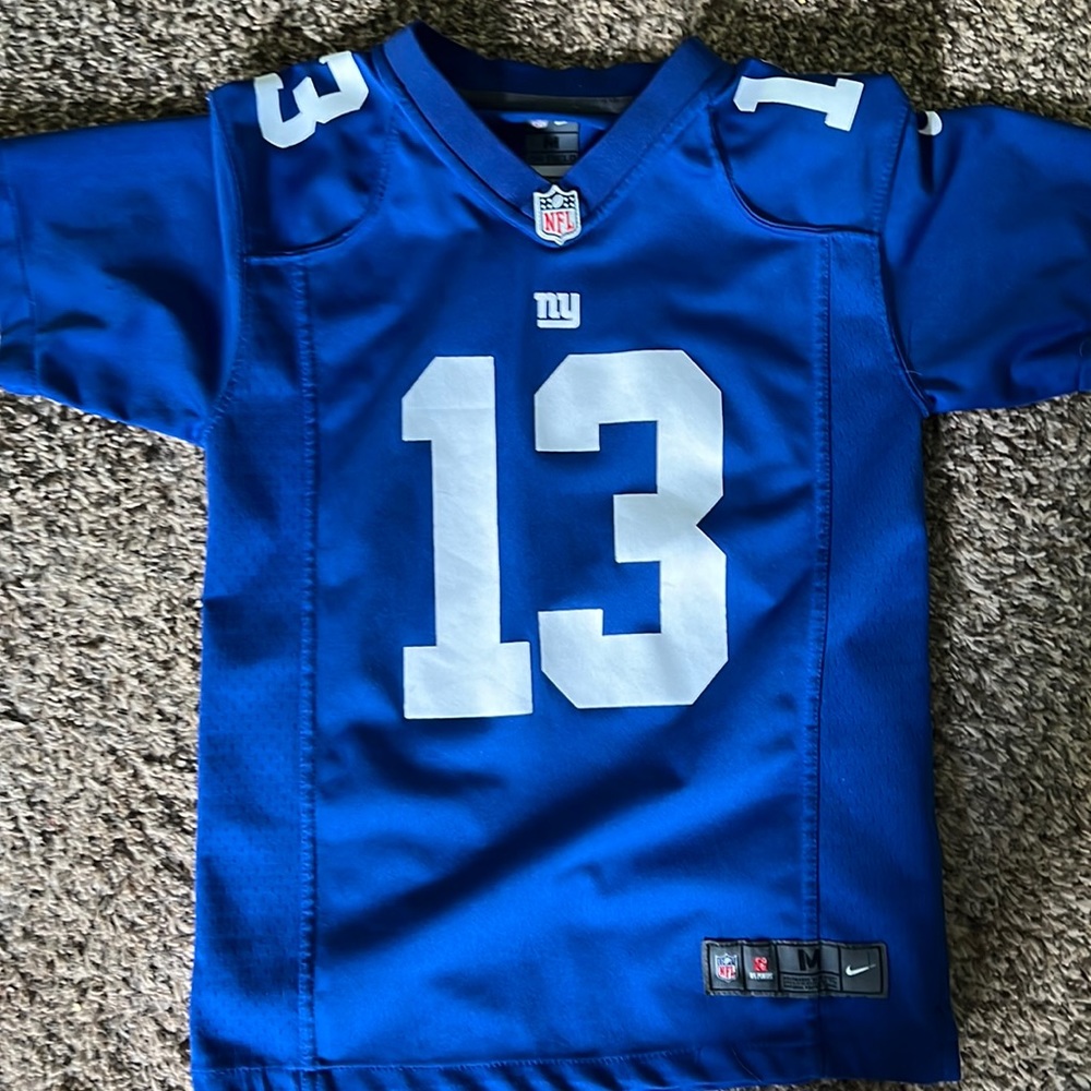 Boys Medium- OBJ Giants jersey